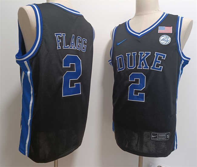 Youth Duke Blue Devils ACTIVE PLAYER Custom Black Stitched Basketball Jersey