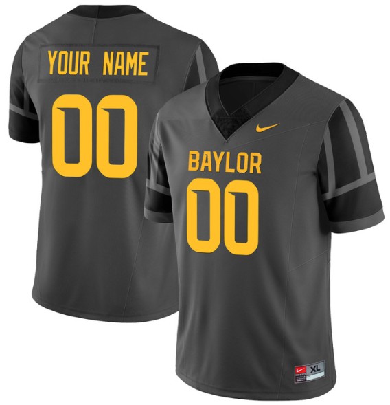 Men's Active Player Custom Baylor Bears Black 2024 Vapor Limited Stitched Jersey