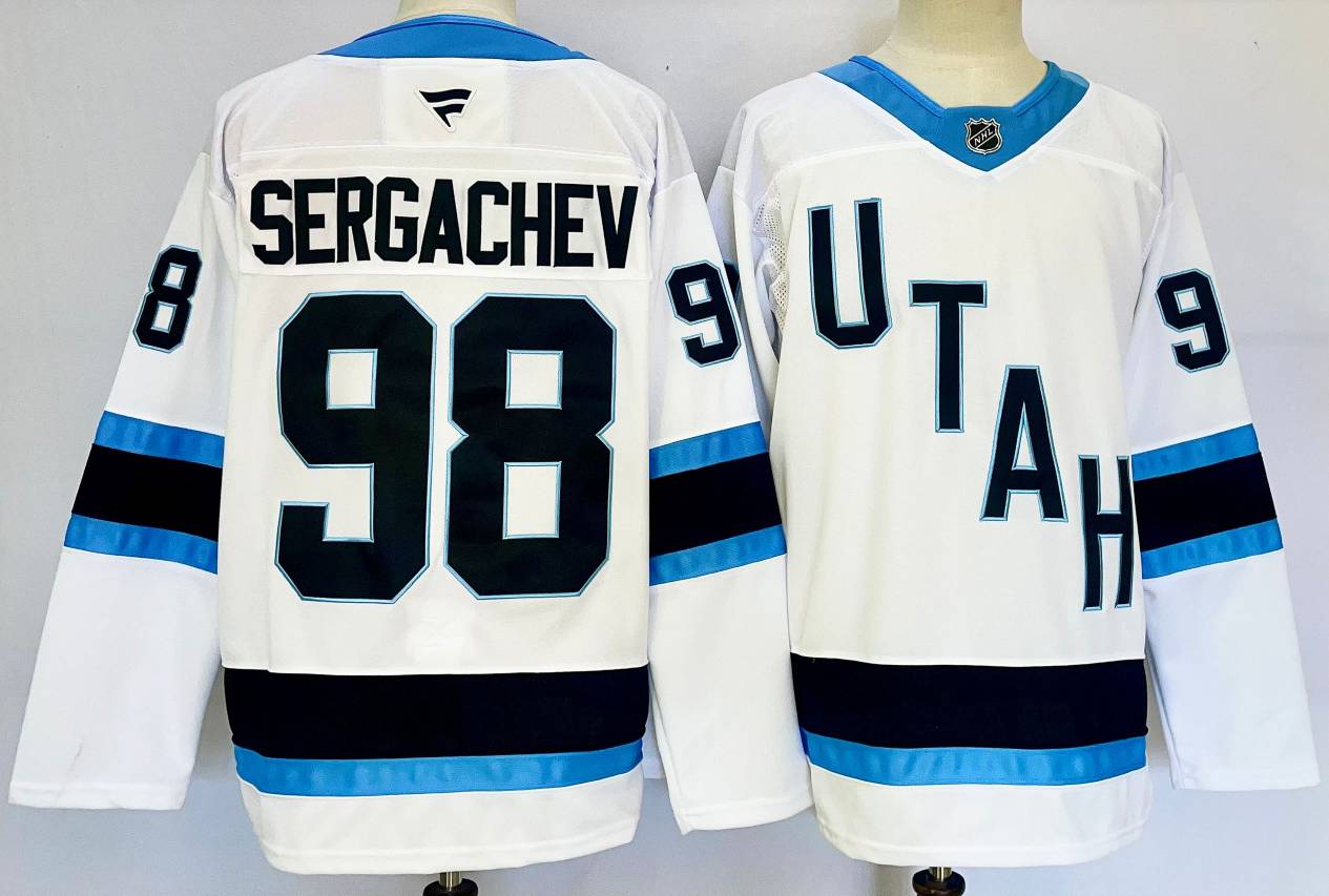 Men's Utah Hockey Club ACTIVE PLAYER Custom White Stitched Jersey