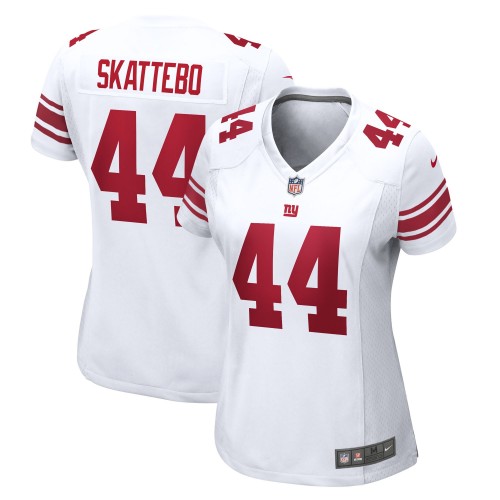 Women's New York Giants #44 Cam Skattebo Nike White Stitched Vapor Limited Jersey