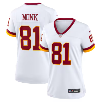 Women's Washington Commanders #81 Art Monk White Alternate 2 Super Bowl Era Game Stitched Jersey