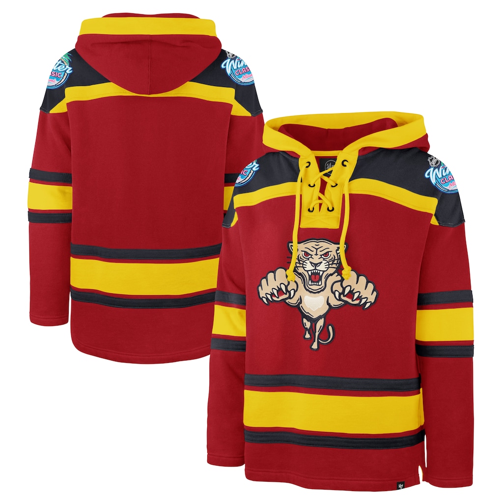 Florida Panthers Red 2026 NHL Winter Classic Superior Lacer Hoodie