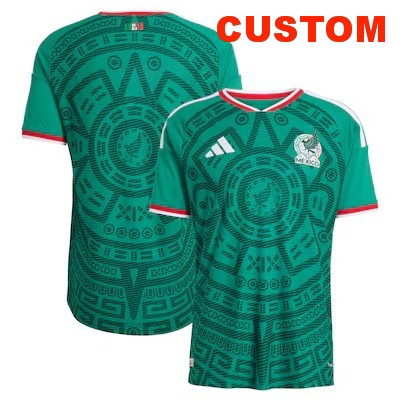 Men's Mexico National Team Custom Green adidas FIFA x World Cup 2026 Home Replica Jersey