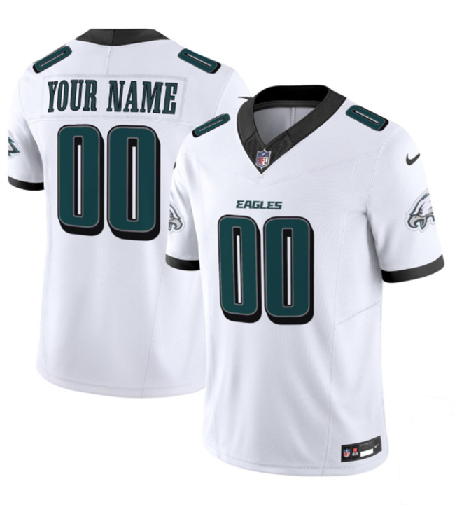 Gender Philadelphia Eagles Active Player Custom White 2024 New F.U.S.E. Vapor Untouchable Limited Stitched Football Jersey