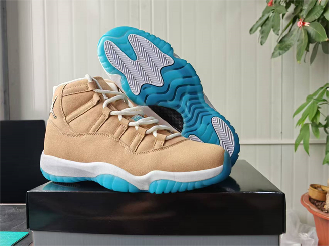 Men's Running weapon Air Jordan 11 Tan Shoes 118