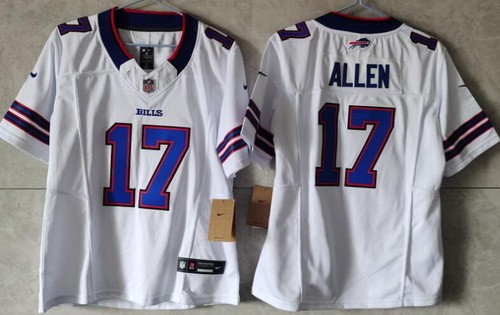 Youth Buffalo Bills #17 Josh Allen Limited White FUSE Vapor Jersey