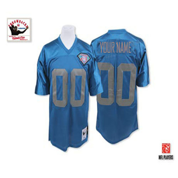 Gender's Detroit Lions Active Player Custom Throwback Blue Stitched NFL Jersey