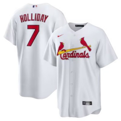 Men's & Women's & Youth St. Louis Cardinals #7 Matt Holliday White Nike Home Retired Player Replica Stitched Jersey