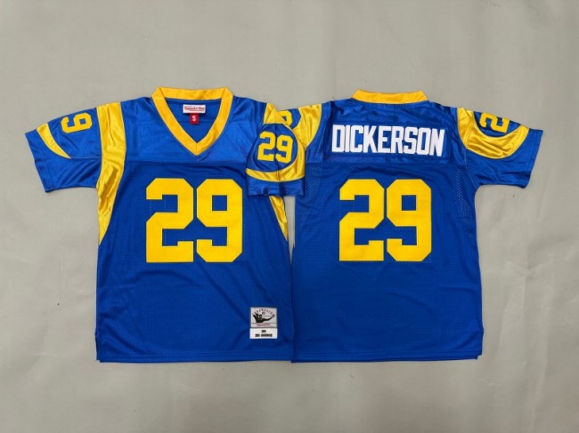 Youth Los Angeles Rams #29 Eric Dickerson Blue 1984 Throwback Stitched Jersey