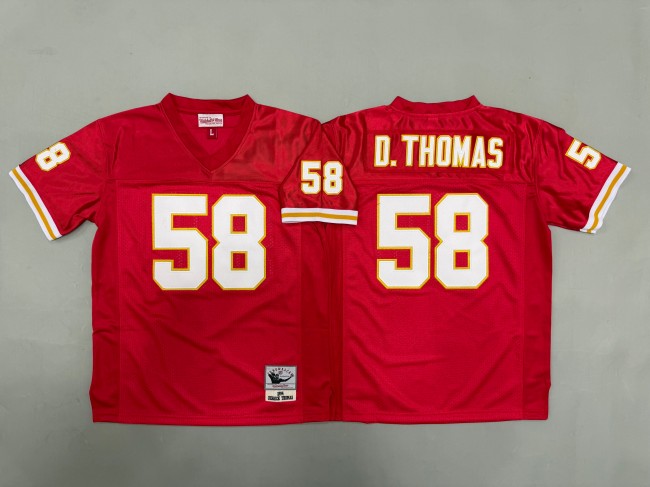 Youth Kansas City Chiefs #58 Derrick Thomas Red 1994 Throwback Stitched Jersey