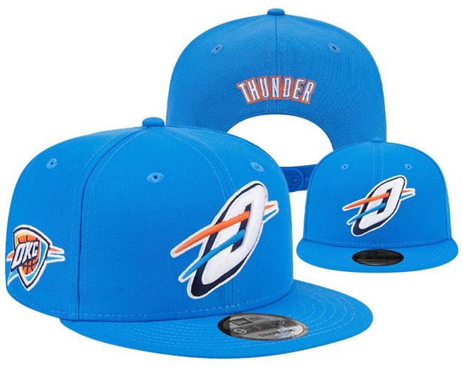 Oklahoma City Thunder 2025 Finals Champions Stitched Snapback Hats 002