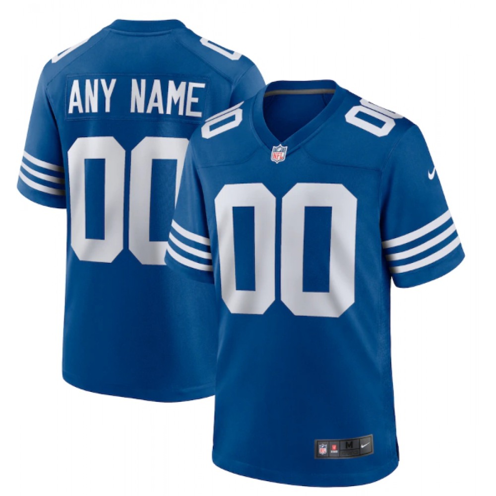 Men's & Women's & Youth Indianapolis Colts Custom Royal Alternate Vapor Limited Stitched Jersey