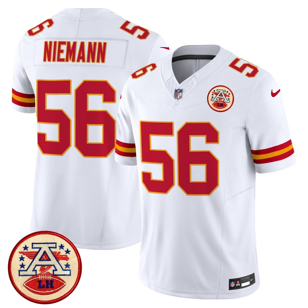 Men's & Women's & Youth Kansas City Chiefs #56 Ben Niemann White F.U.S.E. Limited Stitched Jersey