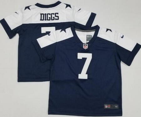 Toddler Dallas Cowboys #7 Trevon Diggs Limited Navy Alternate Vapor Stitched NFL Jersey