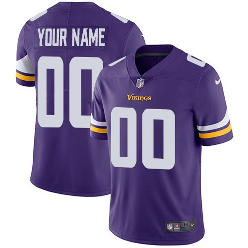 Gender Customized Minnesota Vikings Limited Purple Vapor Untouchable Jersey