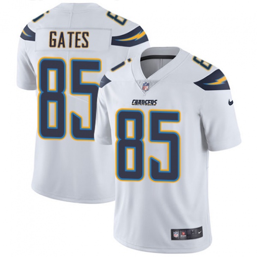 Youth Los Angeles Chargers #85 Antonio Gates White Vapor Untouchable Limited Stitched Football Jersey