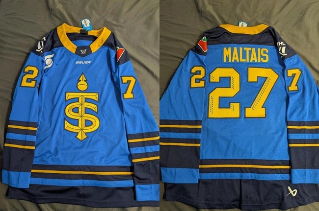 Men's Toronto Sceptres Custom Blue Stitched Hockey Jersey