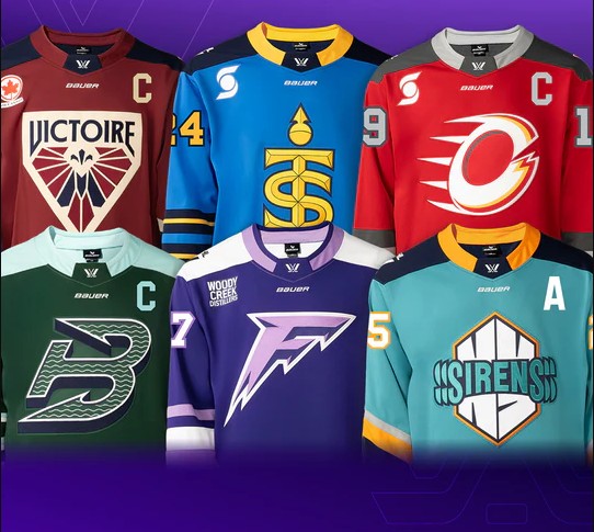 Men's PWHL Custom Boston Fleet/Minnesota Frost/Montreal Victoire/New York Sirens/Ottawa Charge/Toronto Sceptres Replica Home Stitched Hockey Jersey