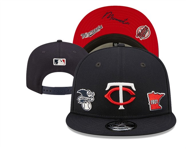 Minnesota Twins 2025 Stitched Snapback Hats 001