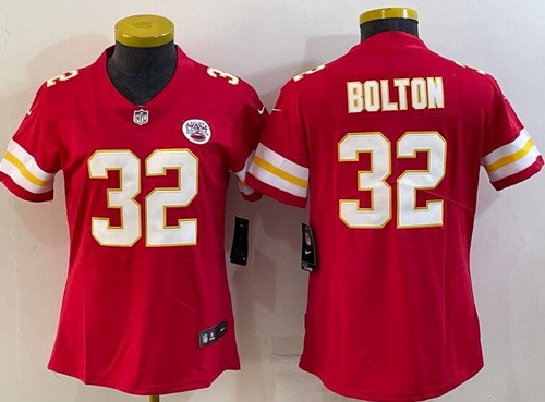 Women's Kansas City Chiefs #32 Nick Bolton Limited Red Vapor Jersey