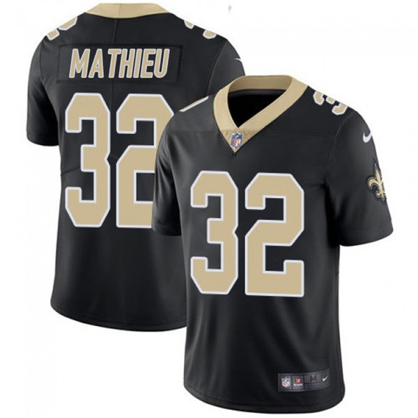 Women's New Orleans Saints #32 Tyrann Mathieu Black Vapor Limited Stitched Jersey