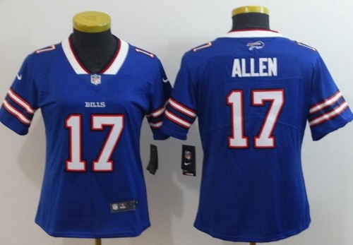 Women's Buffalo Bills #17 Josh Allen Limited Blue Vapor Untouchable Jersey