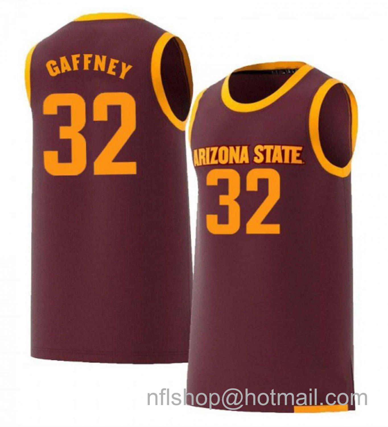 Men's Arizona State Sun Devils Alonzo Gaffney College Basketball Red #32 Stitched Jersey