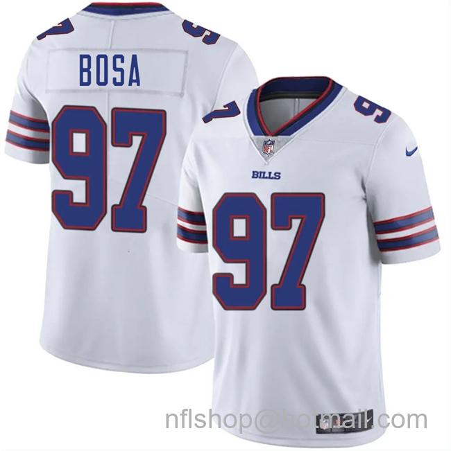 Men's Buffalo Bills #97 Joey Bosa White 2025 Vapor Untouchable Limited Stitched Football Jersey