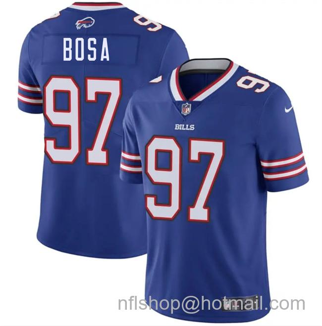 Men's Buffalo Bills #97 Joey Bosa Blue 2025 Vapor Untouchable Limited Stitched Football Jersey