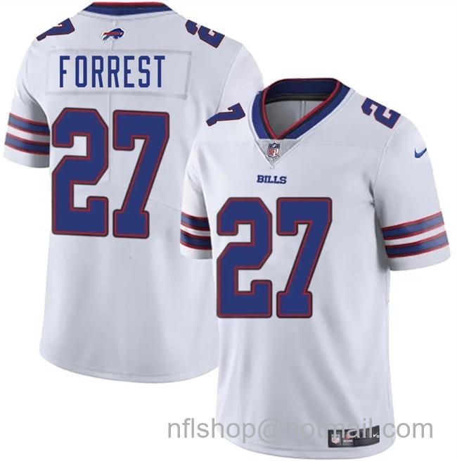 Men's Buffalo Bills #27 Darrick Forrest White 2025 Vapor Untouchable Limited Stitched Football Jersey