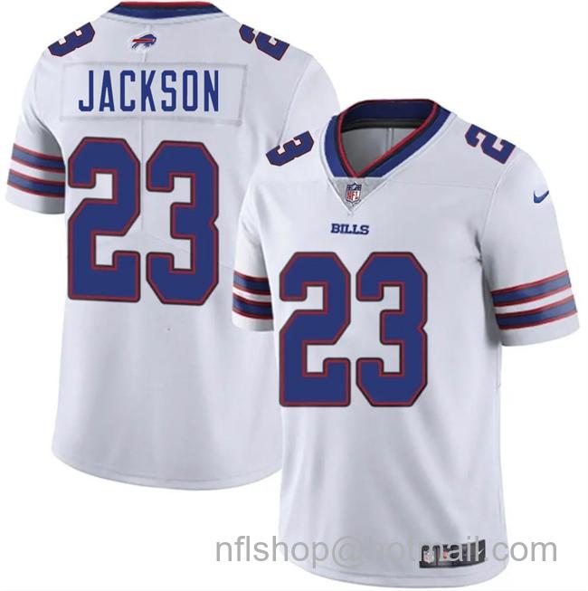 Men's Buffalo Bills #23 Dane Jackson White 2025 Vapor Untouchable Limited Stitched Football Jersey