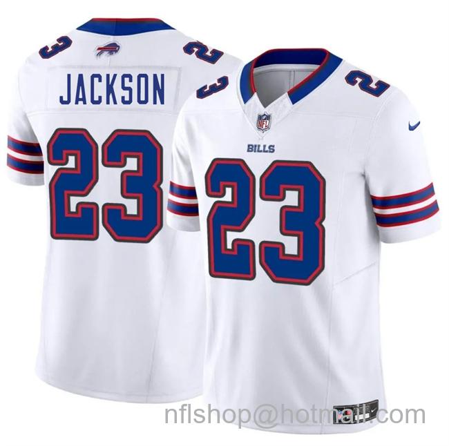 Men's Buffalo Bills #23 Dane Jackson White 2025 F.U.S.E. Vapor Untouchable Limited Stitched Football Jersey