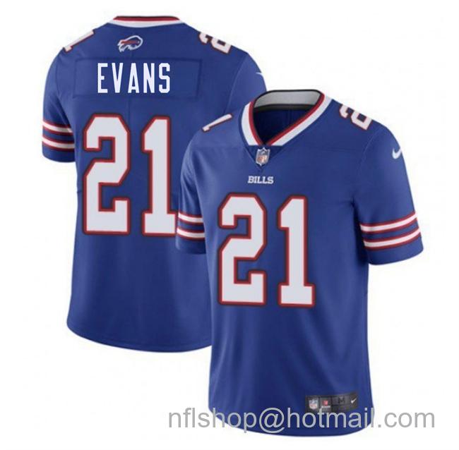 Men's Buffalo Bills #21 Darrynton Evans Blue 2025 Vapor Untouchable Limited Stitched Football Jersey