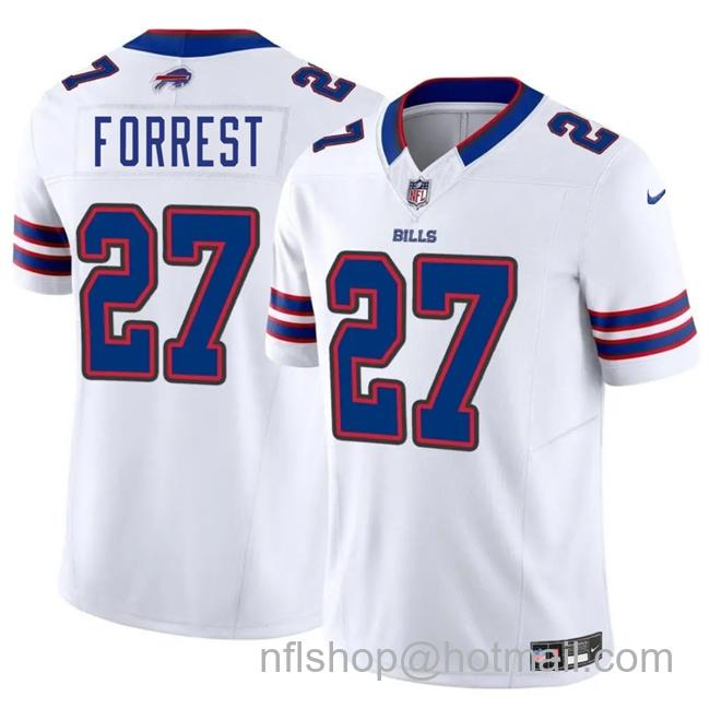 Men's Buffalo Bills #27 Darrick Forrest White 2025 F.U.S.E. Vapor Untouchable Limited Stitched Football Jersey