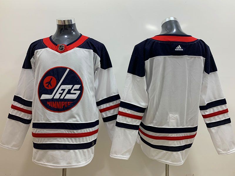 Mens Adidas Winnipeg Jets Custom White Made Alternate Player NHL Jersey