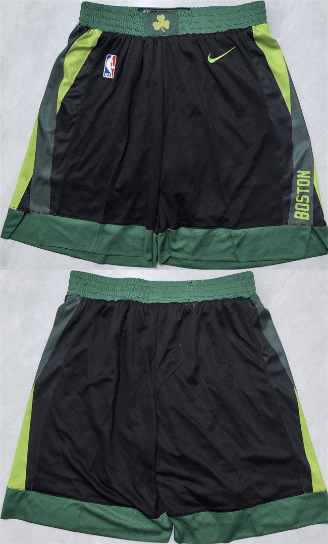 Men's Boston Celtics Black Shorts (Run Small)