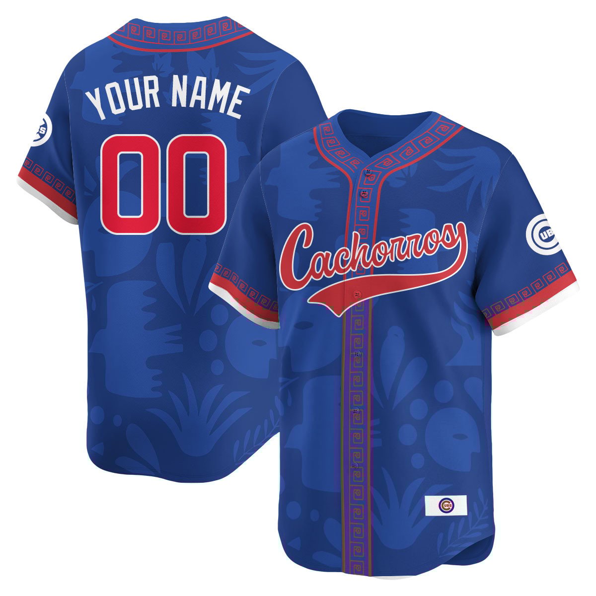 Chicago Cubs Hispanic and Latino Heritage Month Limited Stitched Baseball Custom Jersey Royal