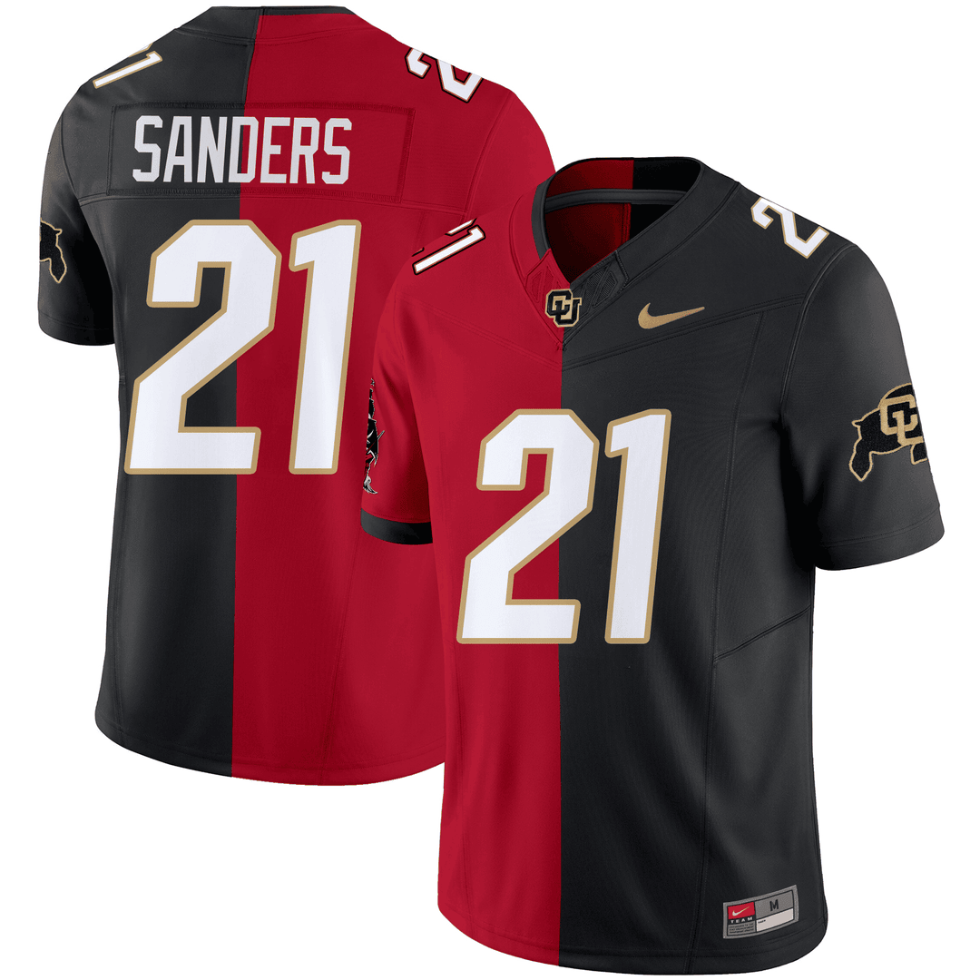 Men's Shilo Sanders Colorado Buffaloes Split Vapor Limited Jersey - All Stitched