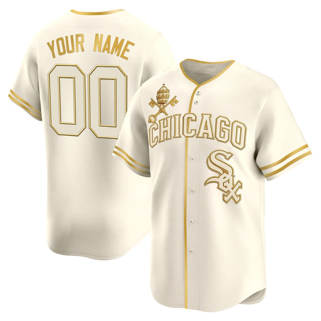 Chicago White Sox 'Pope Leo XIV' ACTIVE PLAYER Custom Vapor Premier Limited Jersey - All Stitched