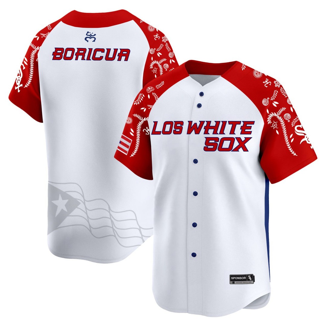 Men's Los White Sox White Stitched Baseball Jersey