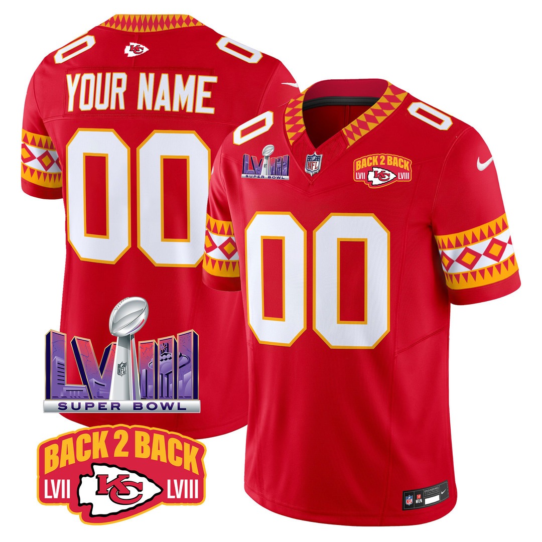 Chiefs Special F.U.S.E. Vapor Limited Custom Jersey Red - All Stitched