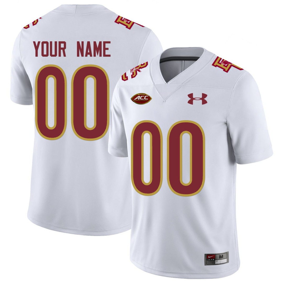 Boston College Football 1984 Throwback Road Custom Jersey – All Stitched