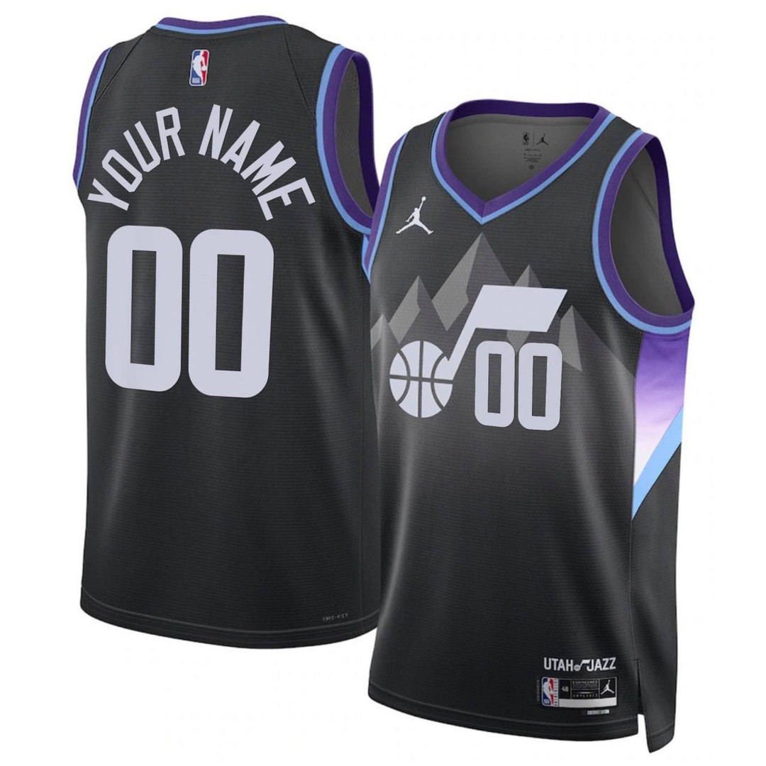 Utah Jazz 2024-25 Statement City Edition Custom Jersey - All Stitched