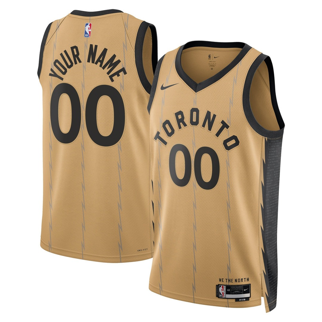 Toronto Raptors 2023-24 Swingman City Edition Custom Jersey - All Stitched