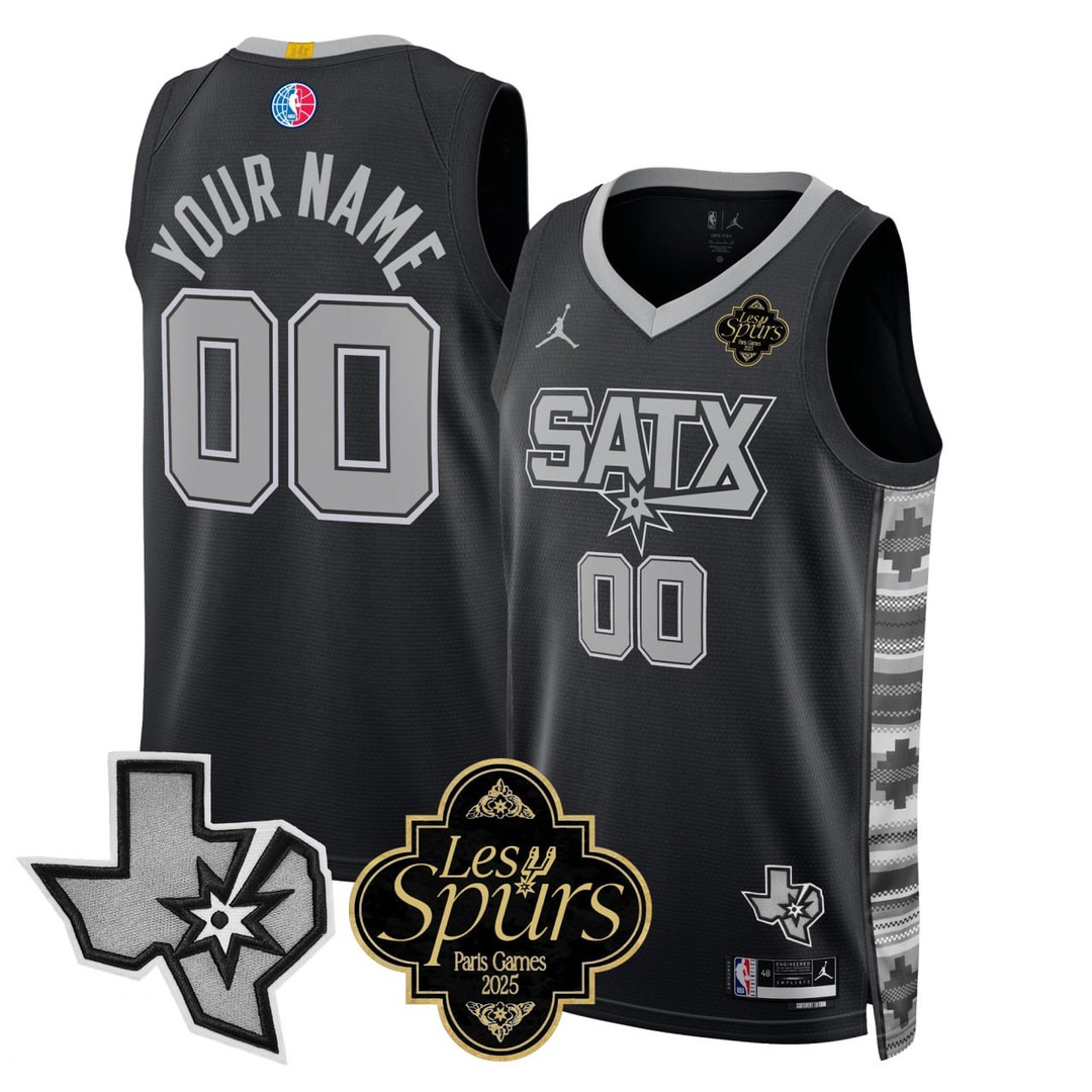 San Antonio Spurs Statement Edition Custom Jersey - All Stitched
