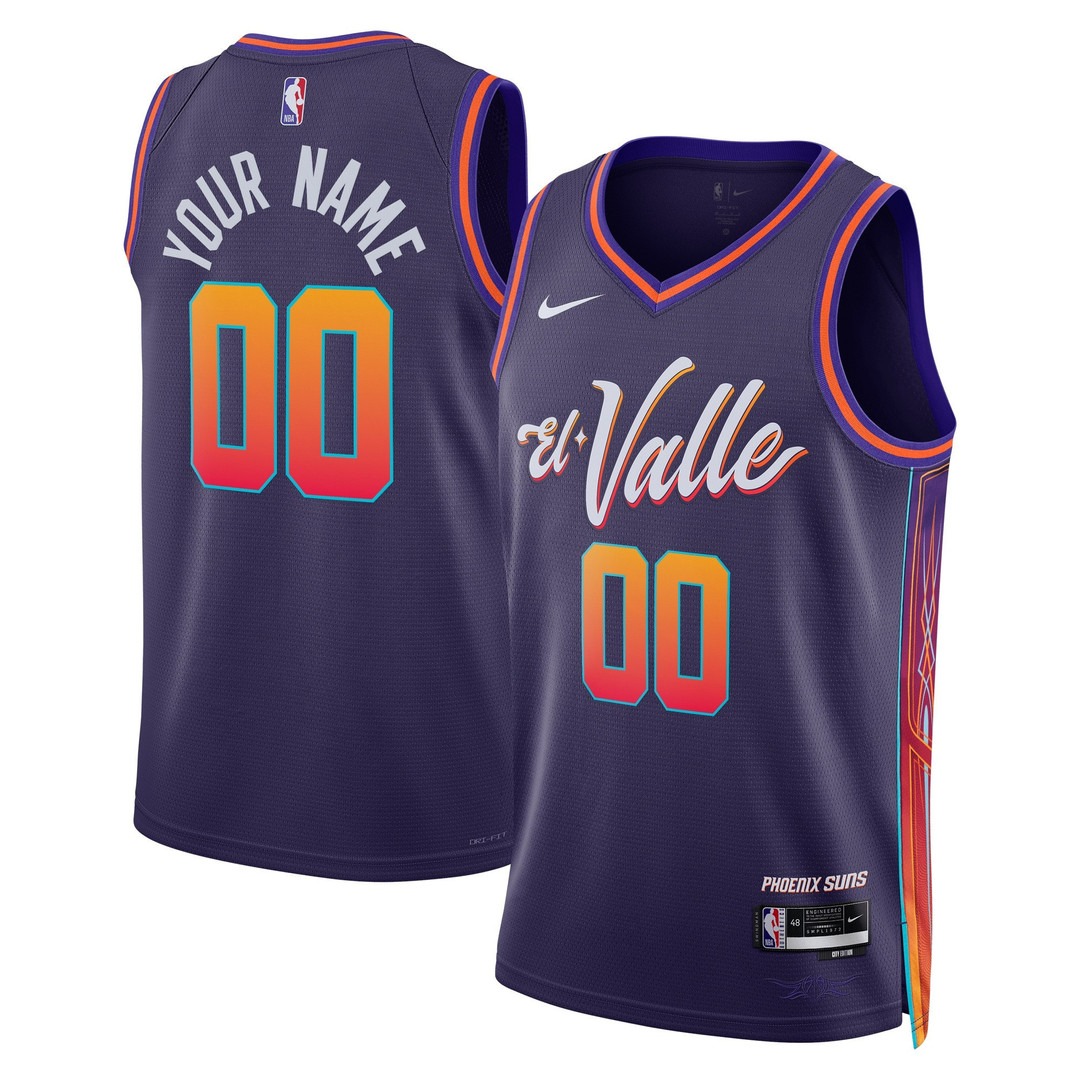 Phoenix Suns 2023-24 Swingman City Edition Custom Jersey - All Stitched