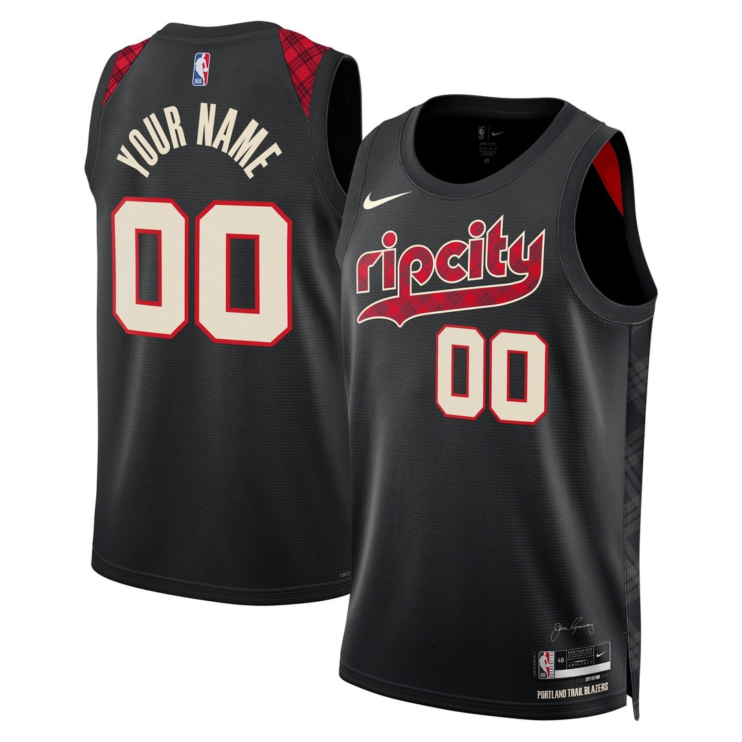 Portland Trail Blazers 2023-24 Swingman City Edition Custom Jersey - All Stitched