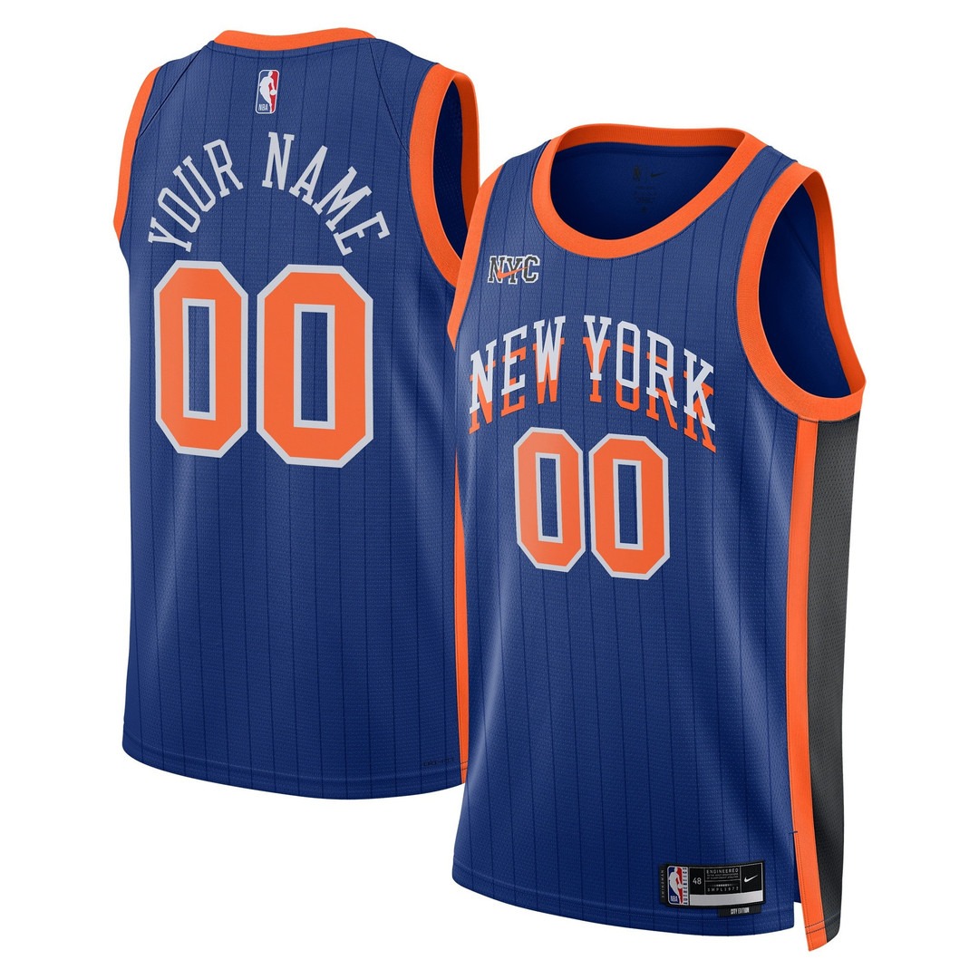 New York Knicks 2023-24 Swingman City Edition Custom Jersey - All Stitched