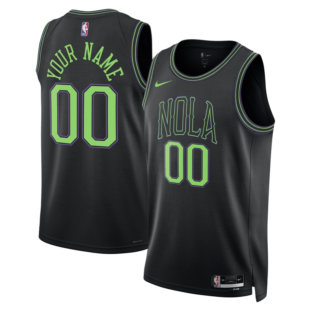 New Orleans Pelicans 2023-24 Swingman City Edition Custom Jersey - All Stitched