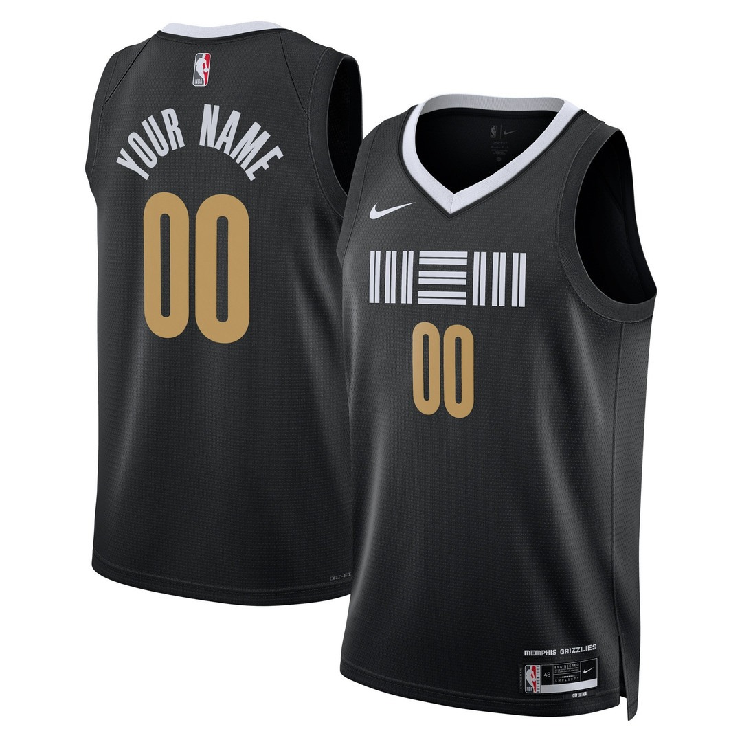 Memphis Grizzlies 2023-24 Swingman City Edition Custom Jersey - All Stitched